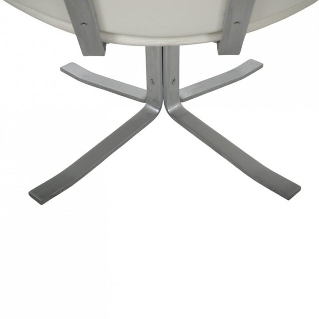 Corona Chair in White Leather by Erik Jørgensen, 2000s For Sale - Image 11 of 15