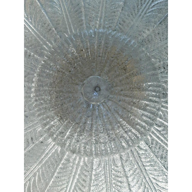 1960s Clear Graniglia Murano Flush Mount For Sale - Image 9 of 10