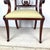 Brown Vintage Mahogany Lyre-Back Armchair With Elegant Carved Details For Sale - Image 8 of 12