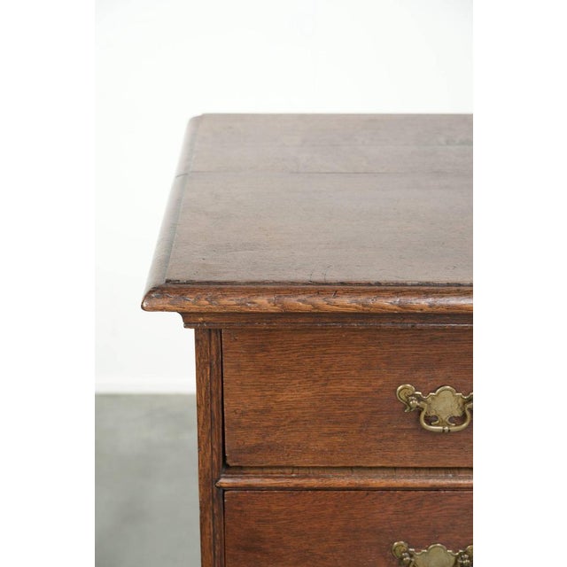 Brown Antique English Oak Chest of Drawers, 1600s For Sale - Image 8 of 13