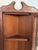 Solid Wood Rustic Two Shelf Wall Corner Unit, Circa 1950s For Sale - Image 6 of 8