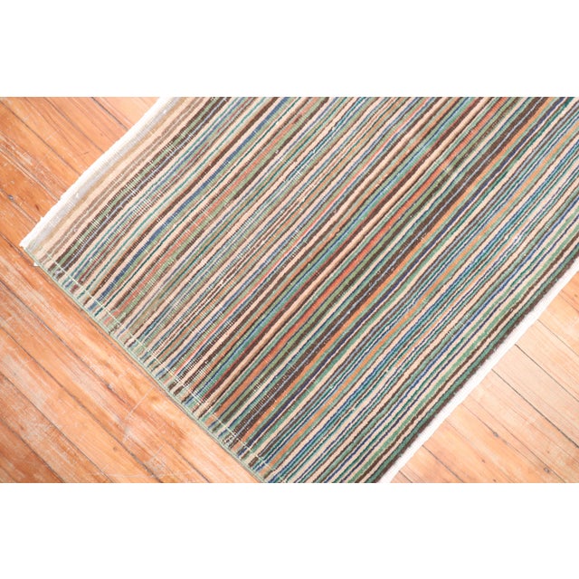 Zabihi Collection Mid 20th CenturyTurkish Deco Rug For Sale In New York - Image 6 of 18