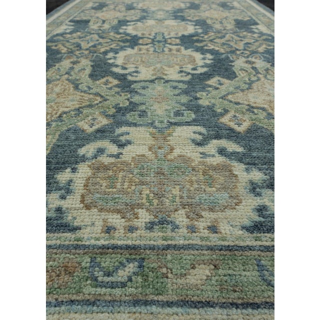 Early 21st Century Turkish Oushak Rug 3'8" x 6'5" #17253 For Sale - Image 5 of 8