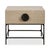 Modern Lunar Wooden Side Table For Sale - Image 3 of 11