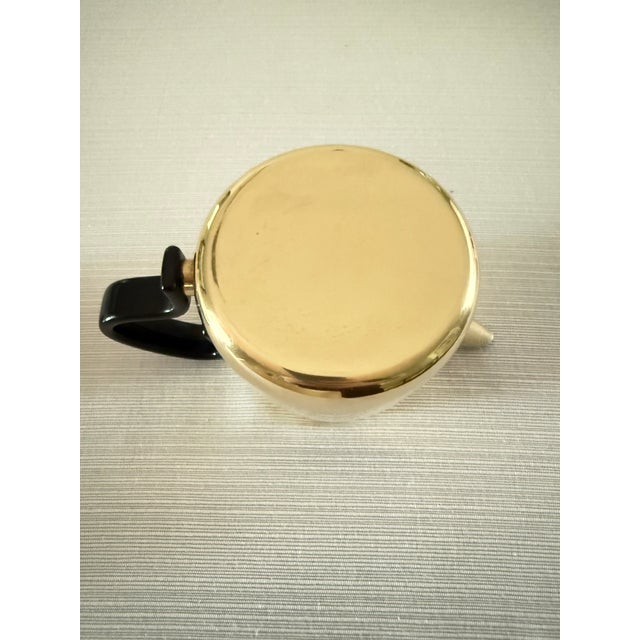 1950s Georg Jensen Brass Coffee (Or Mocha) Set Designed by Henning Koppel For Sale In Washington DC - Image 6 of 8