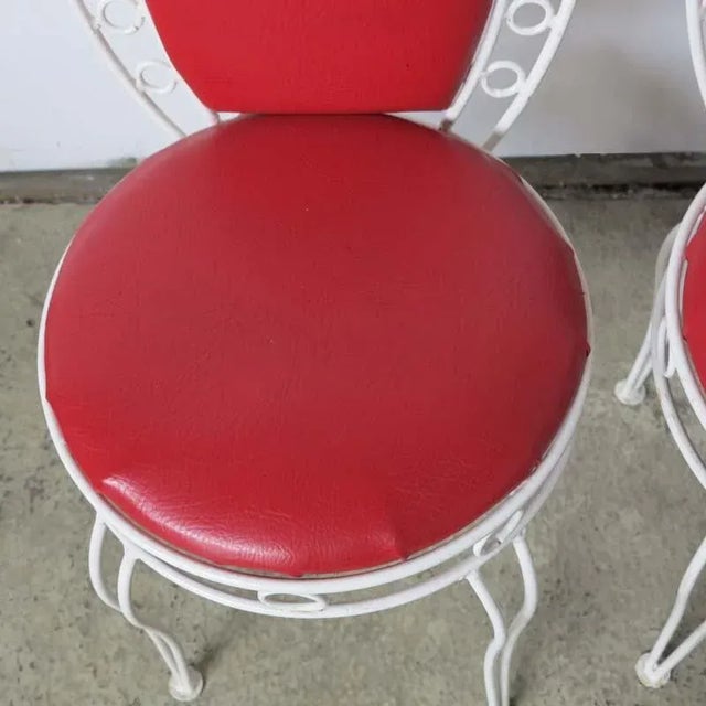 Vintage Metal Bench Set with Two Chairs, Set of 3 For Sale - Image 15 of 18