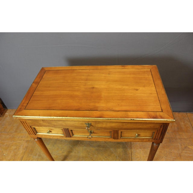 Men's Dressing Table in Cherry Wood For Sale - Image 5 of 13