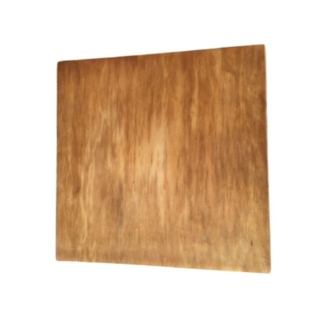 1950s 1950s Restored Two-Tier Rattan "Center Horseshoe" Coffee Table W/ Mahogany Top For Sale - Image 5 of 7