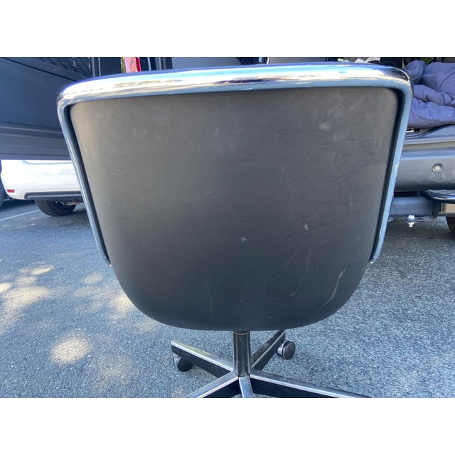 Vintage Mid Century Modern Knoll Pollock Desk Chairs Set of 4 For Sale - Image 14 of 18