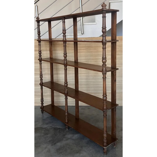 Antique Bookcase in Oak, 1900 For Sale - Image 4 of 10