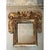 This vintage Spanish carved wood gilt frame commands attention with an elaborately sculpted crest crowning a simple...