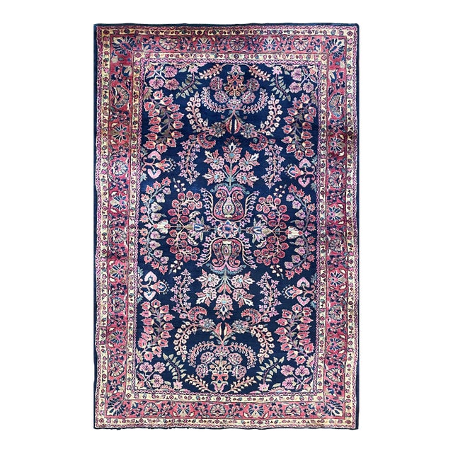 Antique Persian Mohajeran Sarouk Rug For Sale