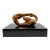 Late 20th Century Polished Bronze Abstract Figural Sculpture For Sale