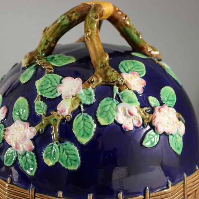 Jones Apple Blossom Cobalt Blue Cheese Keeper Chairish