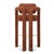 Double Arch Bar Stool in Orange Chenille from Insidherland For Sale - Image 4 of 10