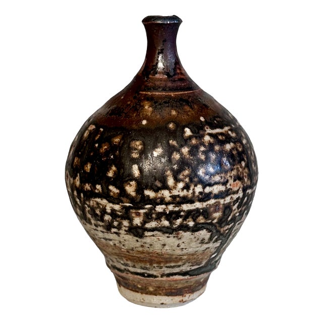 Studio Ceramic Art Single Flower Vase by Gillian Dodds, Australia, 1970s For Sale