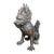 Bronze Qilin Statue - Chinese Mythical Beast Sculpture With Flame Mane For Sale