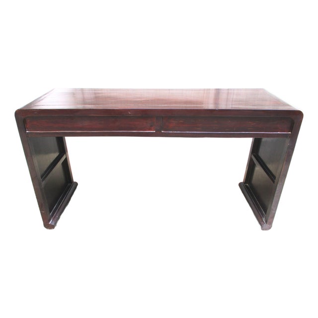 Antique Chinese Scroll Table For Sale