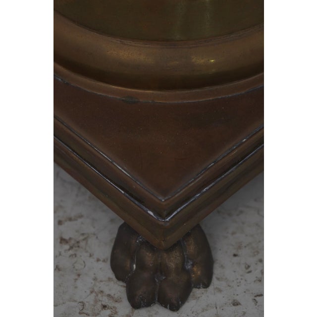 1980s Pair Mottahedeh 19th Century Brass Handled Urns For Sale - Image 5 of 13