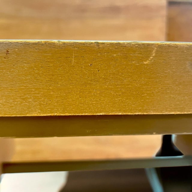 Vintage Desk with Blue Formica Table Top from Ekawerk, 1950s For Sale - Image 9 of 11