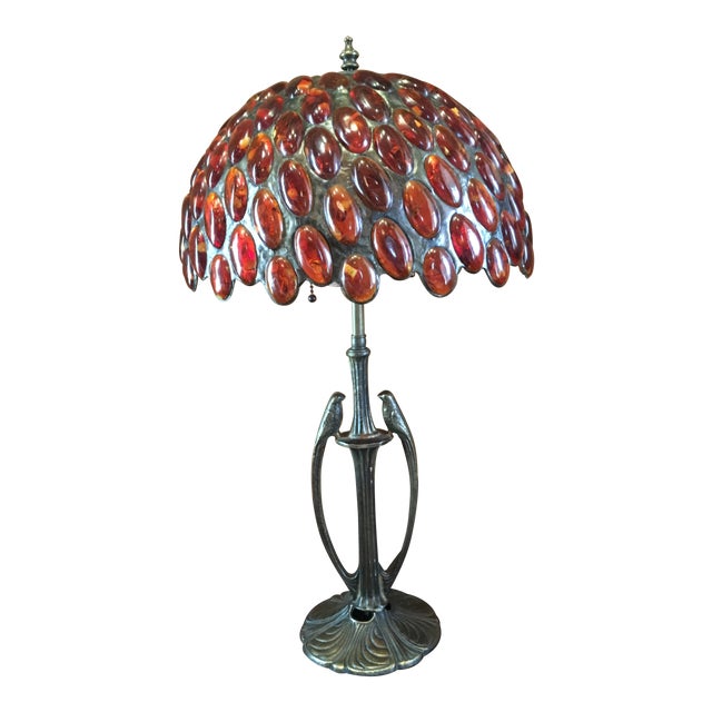 Art Nouveau Lamp For Sale