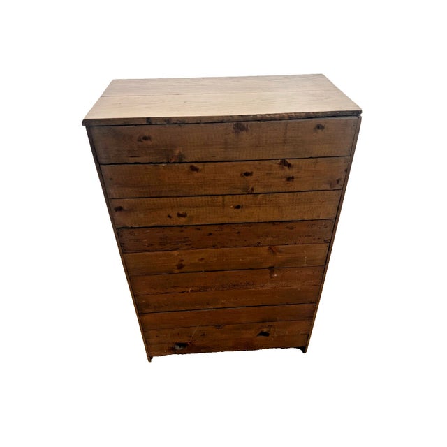 Antique Ice Box Three Storage Cabinets Oak Brass Hard to Find Petite Size For Sale In Palm Springs - Image 6 of 12