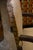 Chestnut Antique Carved Wood Arm / Throne Chair Straw / Hair Stuffed W/ Metal Rivets For Sale - Image 8 of 17