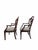 Brown Vintage Ethan Allen Mahogany Dining Armchairs With Interlocking Heart Back Design – 4 For Sale - Image 8 of 12