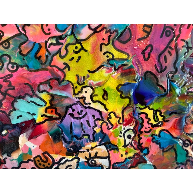 Original Abstract Painting Serg Graff "Mystic Mana Gerie" Fantasy Surreal Coa For Sale - Image 4 of 11