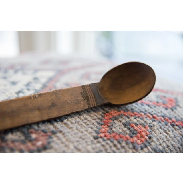Tribal Vintage African Wooden Spoon For Sale - Image 3 of 6