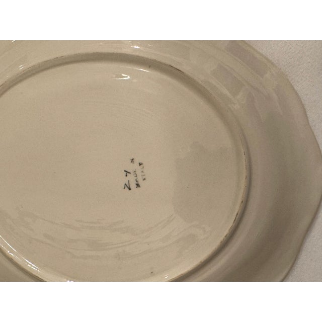 Petite Italian Basketweave Ceramic Tureen With Underplate – Vintage Set For Sale - Image 12 of 12