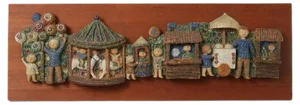 Ceramic Wall Decoration, 1950s
