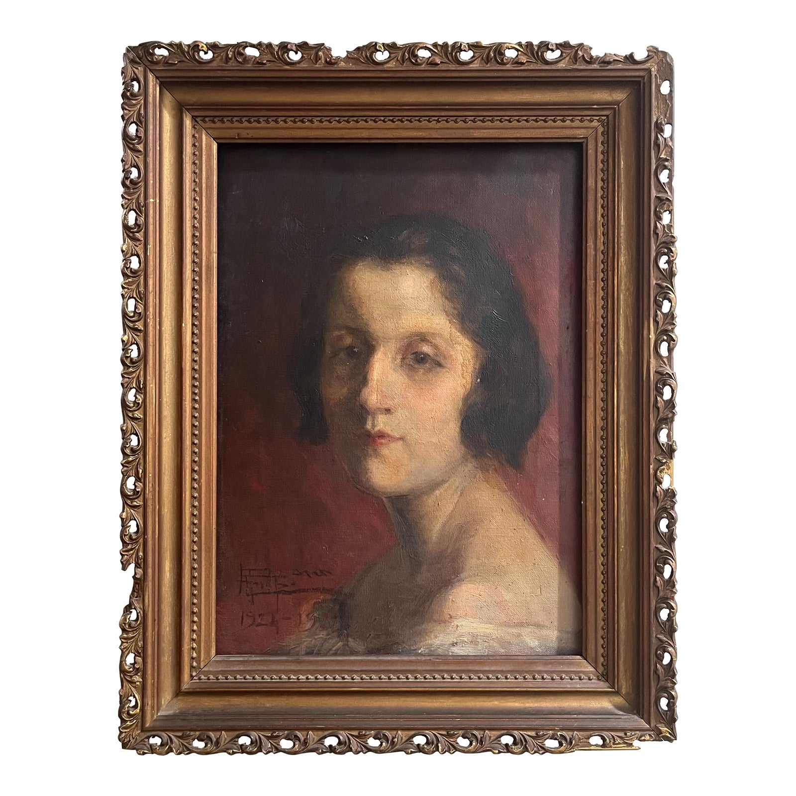 Original Early Twentieth Century Oil Painting, Signed | Chairish