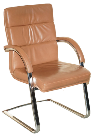Orion Chair in Tan Brown Leather from William Hands Orion