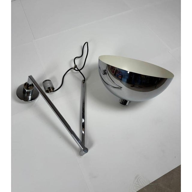 Franco Albini AM/AS Adjustable Pendant Lamp by Franco Albini for Sirrah, Italy, 1970s For Sale - Image 4 of 7