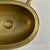 Oval Hammered Brass Drop-In Bathroom Sink, Rustic Moroccan Handmade & Brass Drain For Sale - Image 6 of 9