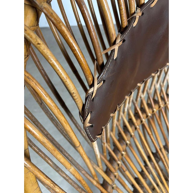 1960s Bamboo Armchairs by Tito Agnoli, 1960s, Set of 2 For Sale - Image 5 of 11