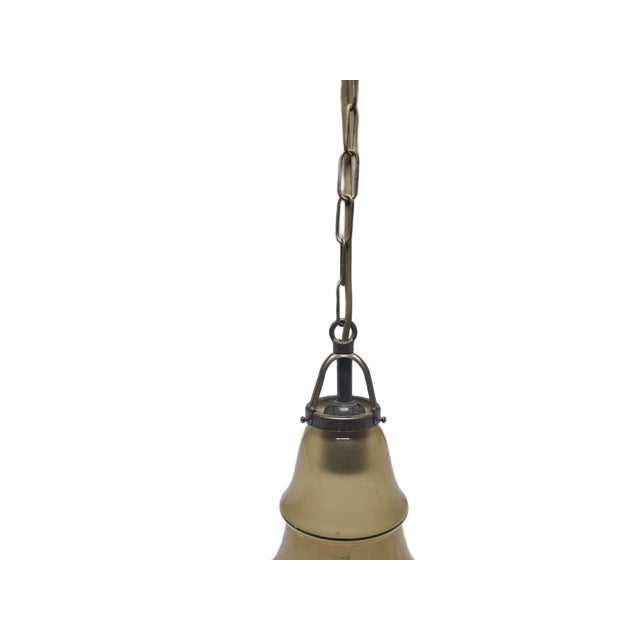 Art Deco Pendant Lamp, Belgium, 1950s For Sale - Image 3 of 13