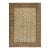 Mid Century Modern Beige Fine Floral Large Scale Antique Tabriz Knotted Wool Rug For Sale