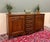 Antique French Louis XV Bow Front Buffet Sideboard Server Carved Oak C. 1930s For Sale - Image 15 of 18