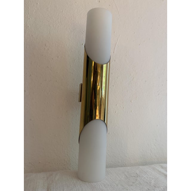 Mid-Century Modern Glass Wall Lamp by Paul Krüger for Neuhaus Leuchten, 1960s For Sale - Image 3 of 14