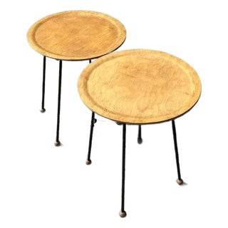 Mid 20th Century Vintage Tony Paul Tempo Group Tray Tables - A Pair For Sale