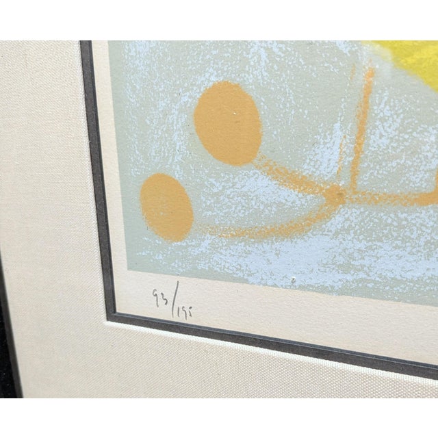 Limited edition lithograph titled "A la Maniere de Miro". Signed by famed art forger David Stein (1935-1999). Signed in...