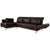 Moule Set Leather Corner Sofa and Ottoman in Brown Chrome with Manual Function from Brühl, Set of 2 For Sale - Image 5 of 18