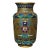 Antique 19th Century Handmade Japanese Champleve Enameled Bronze Vase Cloisonné For Sale
