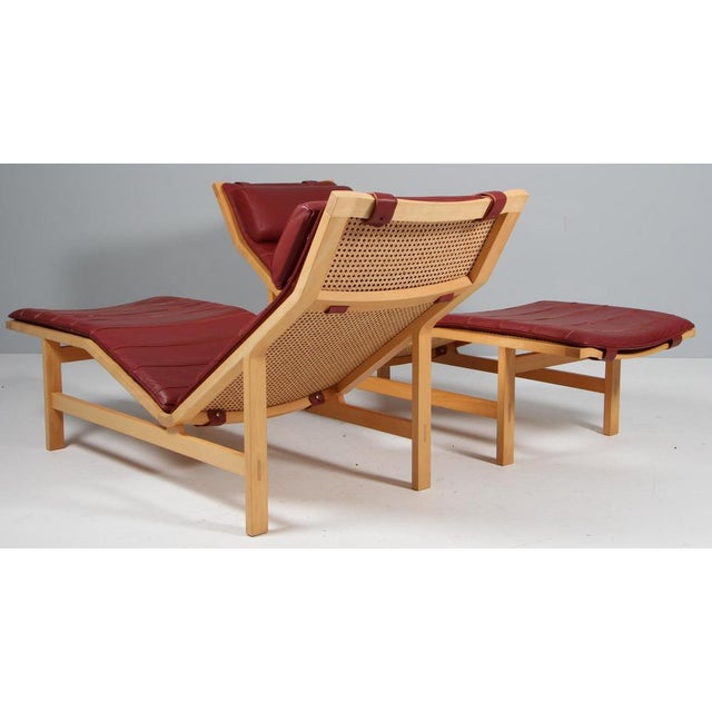 Animal Skin Chaise Lounge in Leather by Rud Thygesen & Johnny Sørensen For Sale - Image 7 of 9