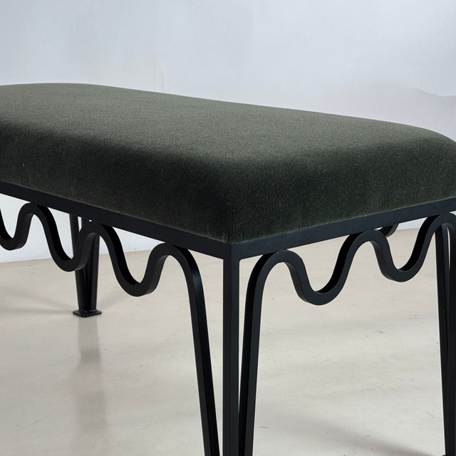 Short 'Méandre' Bench by Design Frères For Sale In Los Angeles - Image 6 of 7