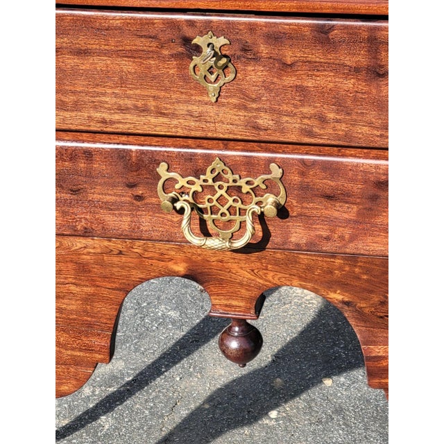 Early 19th Century Continental Cherry Silverware Server With Bronze Claw Foot, Attributed For Sale In Philadelphia - Image 6 of 17