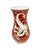 Huge Dragon Design Wallendorf German Made Red Hand Painted Gilt Vintage Porcelain Vase For Sale - Image 9 of 9