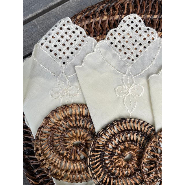 Wood Vintage Tiki Coastal Place Settings for Six - 24 Pieces For Sale - Image 7 of 9